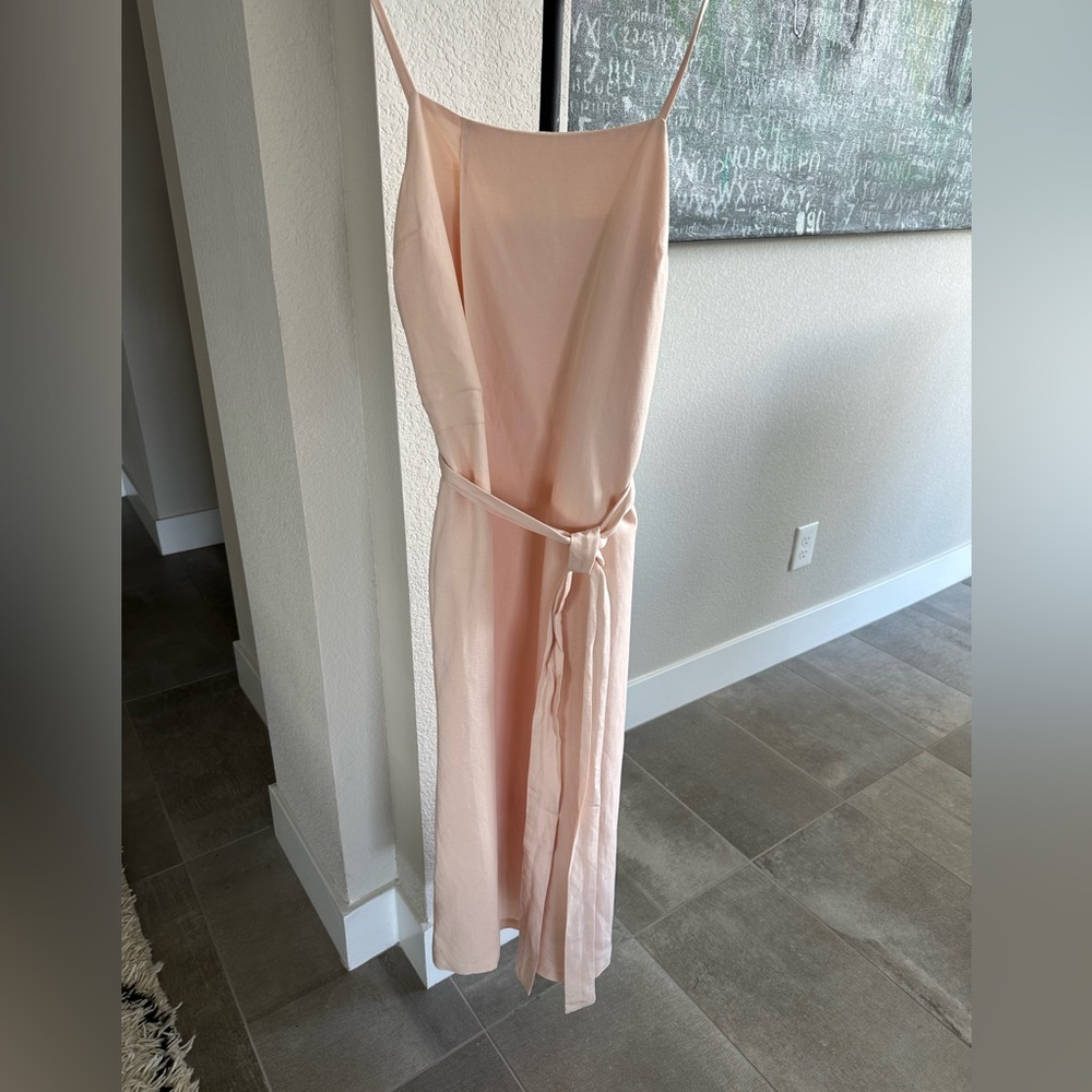 Premium Los Angeles denim brand “Habitual” blush wrap dress